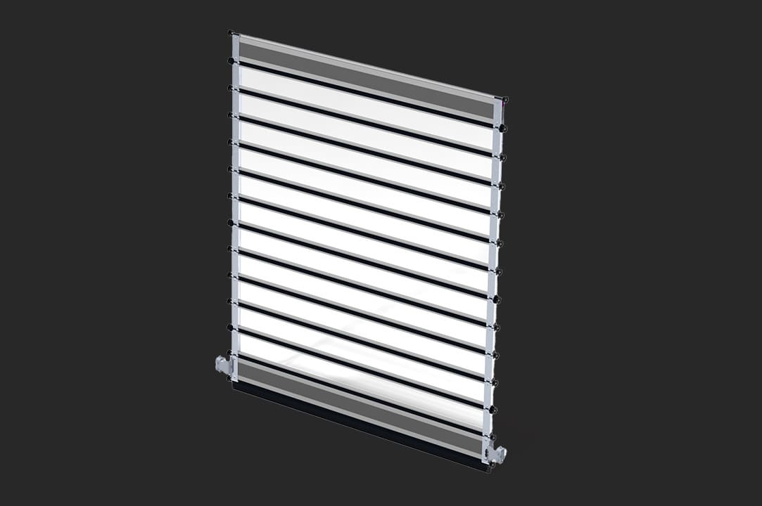 EFA-SST Clear spiral high speed door product image with clear laths