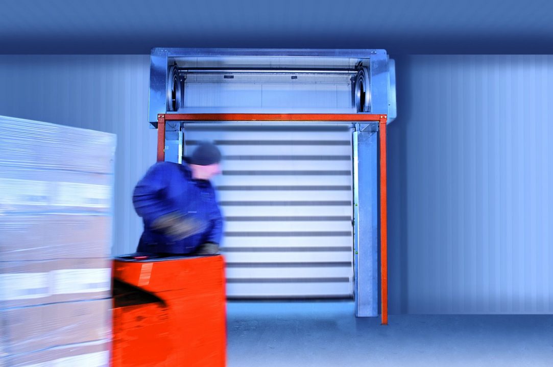EFA-SST TK-100 deep freeze spiral door for freezer room access