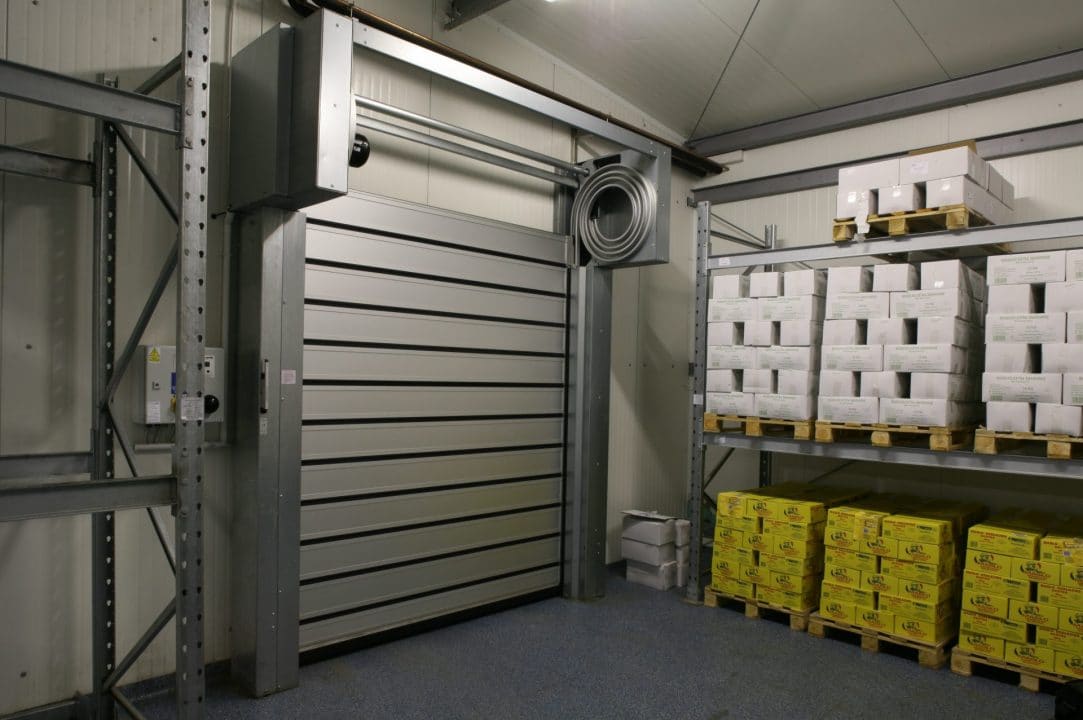ISO Spiral insulated door, interior view for thermo-regulated zones