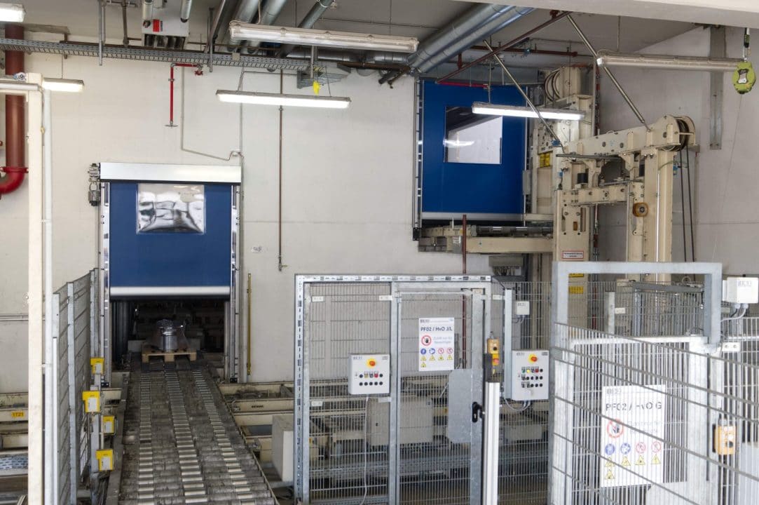 Machine Protection Performance door close-up showing frame design and integration options