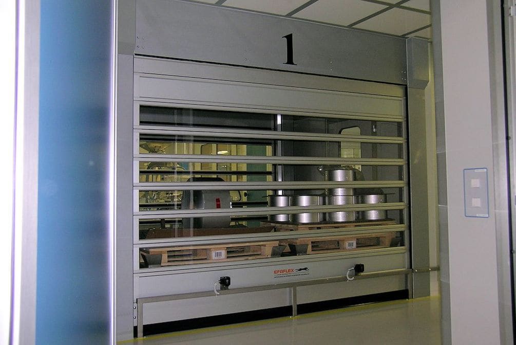 EFA-STT CR spiral cleanroom high speed door with clear visibility