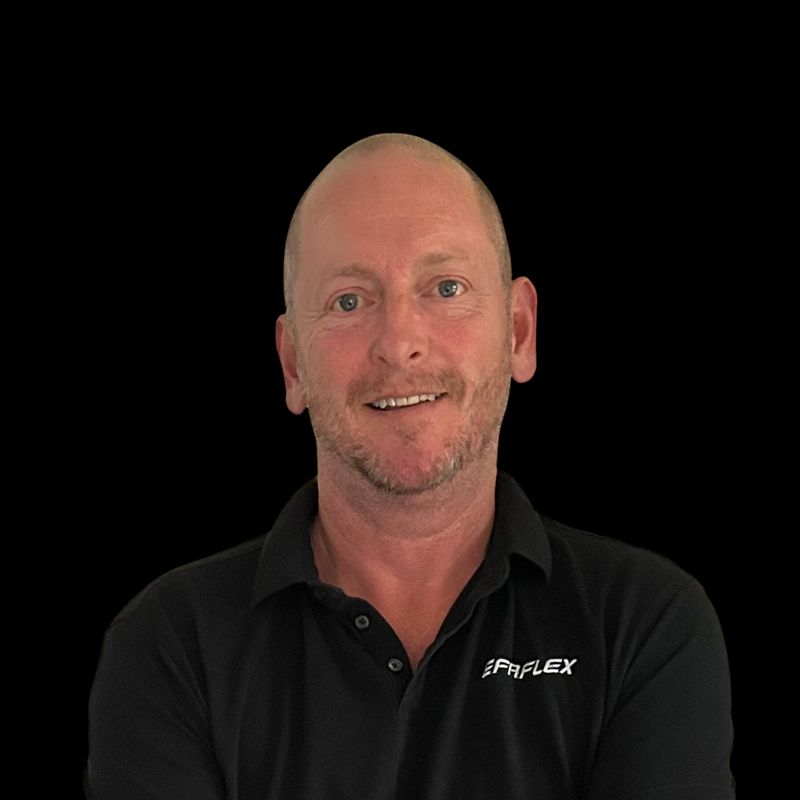 Darren Cox, EFAFLEX Business Development Manager for the South West of England and Wales